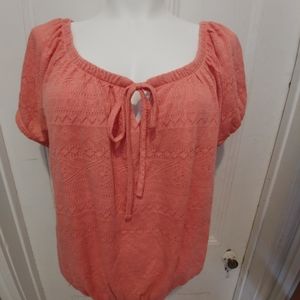 NWT Hippie Rose Cotton Blend Top